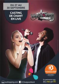 Le VOCAL TOUR 2017 donne le tempo à Le Pontet. Du 27 au 30 septembre 2017 au Pontet. Vaucluse.  14H00